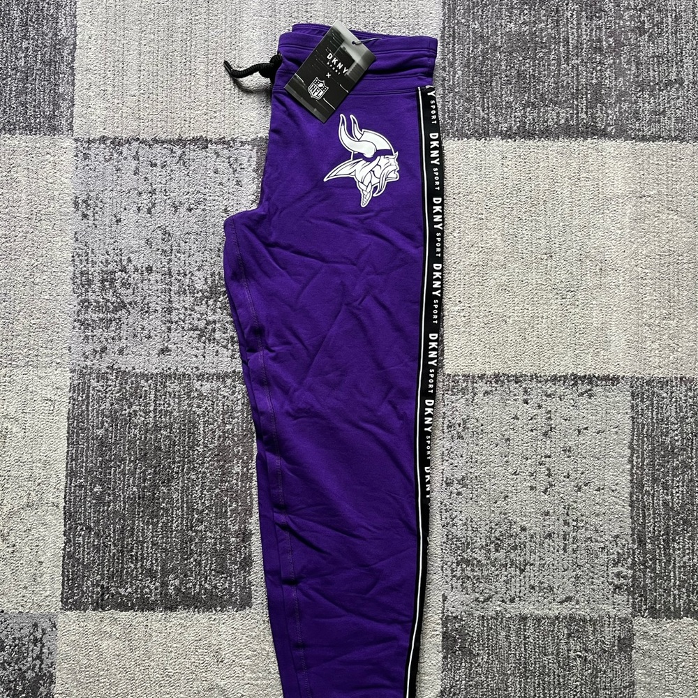 Women's DKNY Sport Purple Minnesota Vikings Brooke Jogger Pants